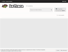 Tablet Screenshot of latraca.es